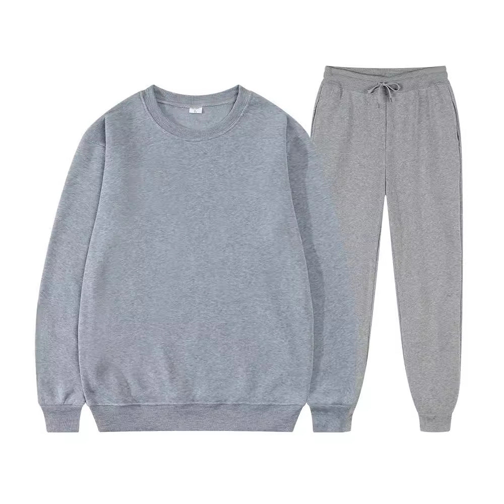 Herrenmode, lässiger Sweatshirt-Anzug, Sport- und Freizeitbekleidung